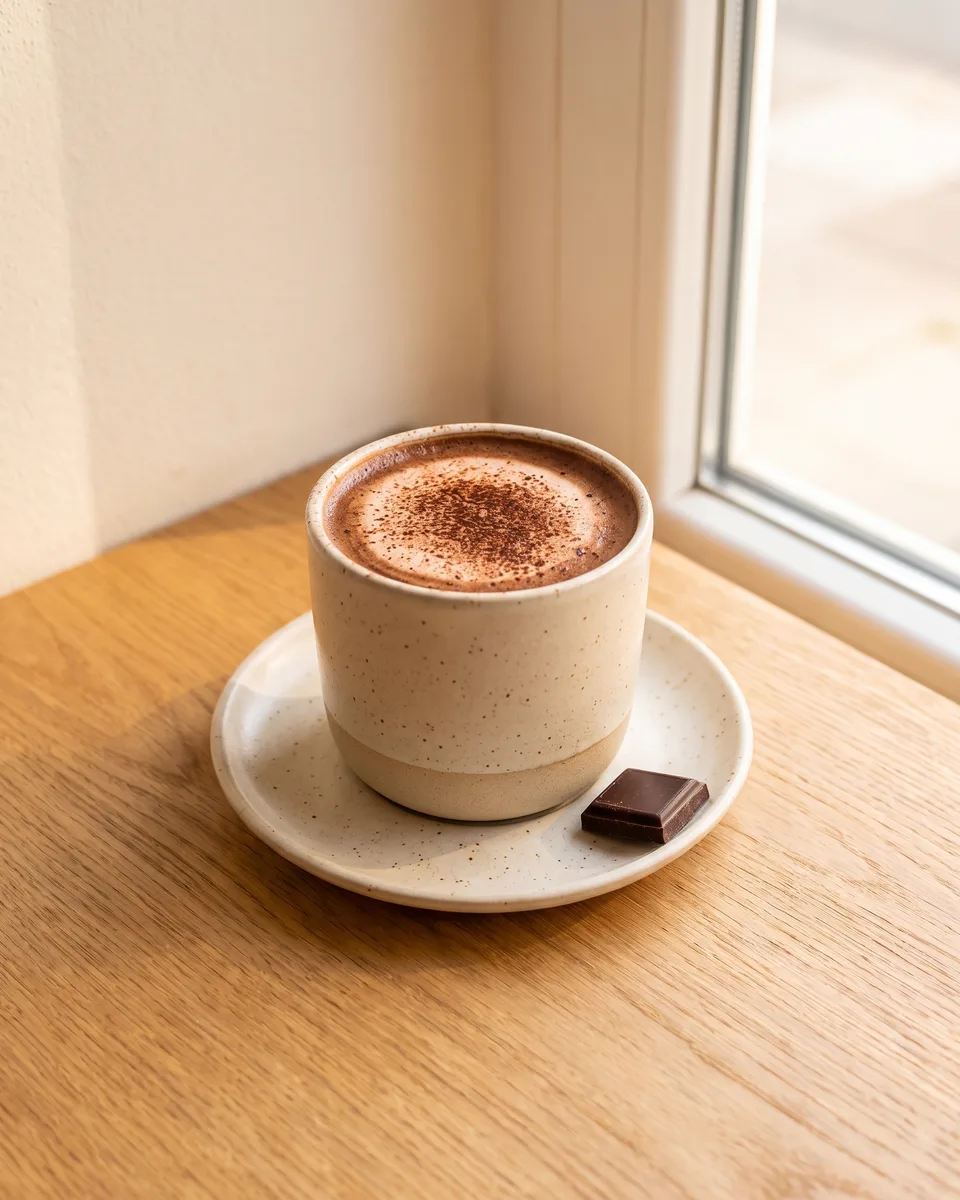 Heiße Schokolade in der Tasse