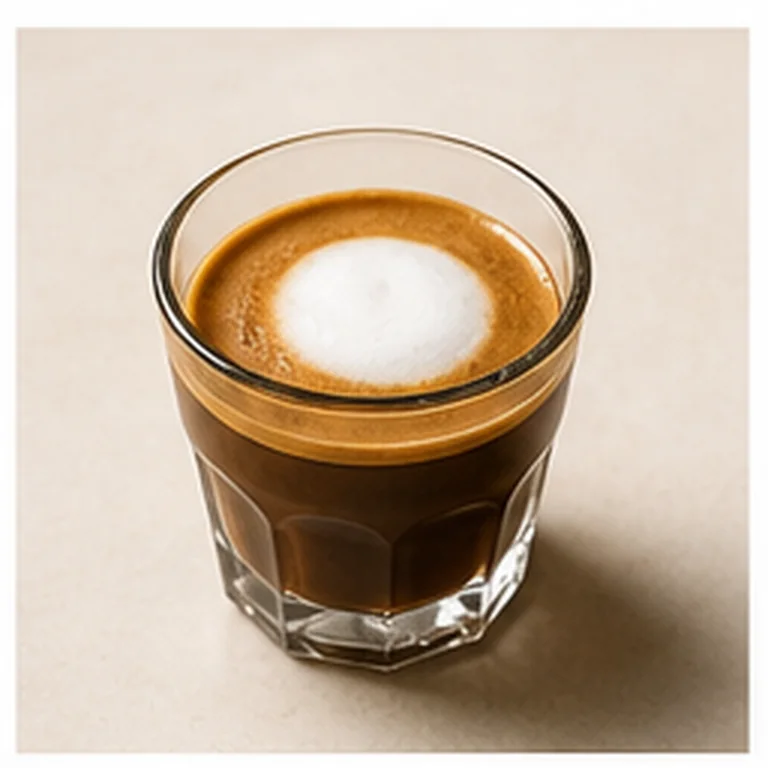 Espresso Macchiato im Glas