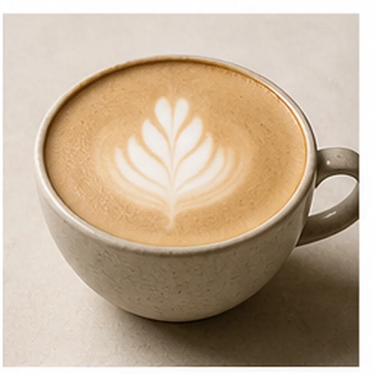 Flat White mit feiner Milchtextur