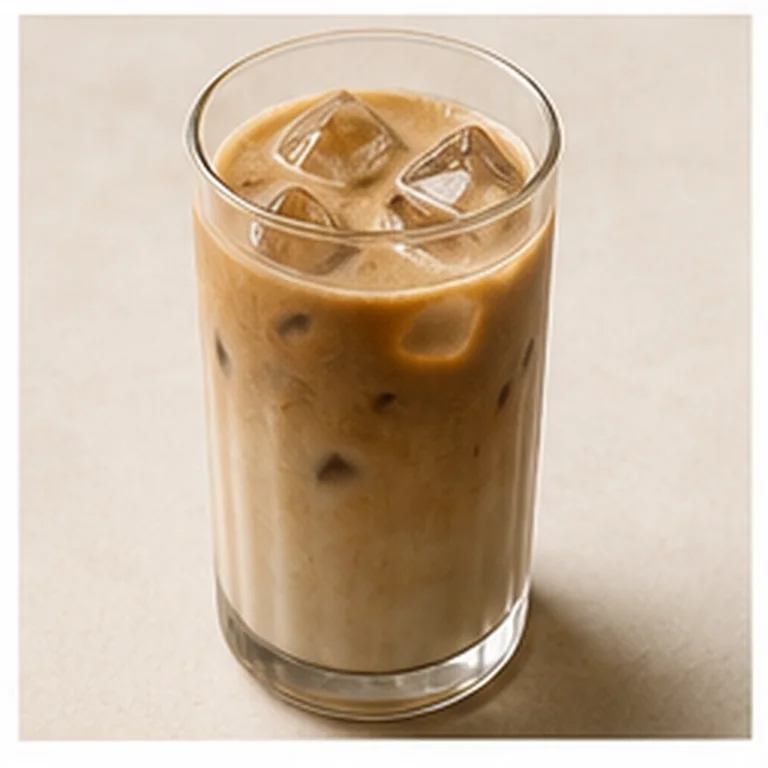 Iced Latte im hohen Glas