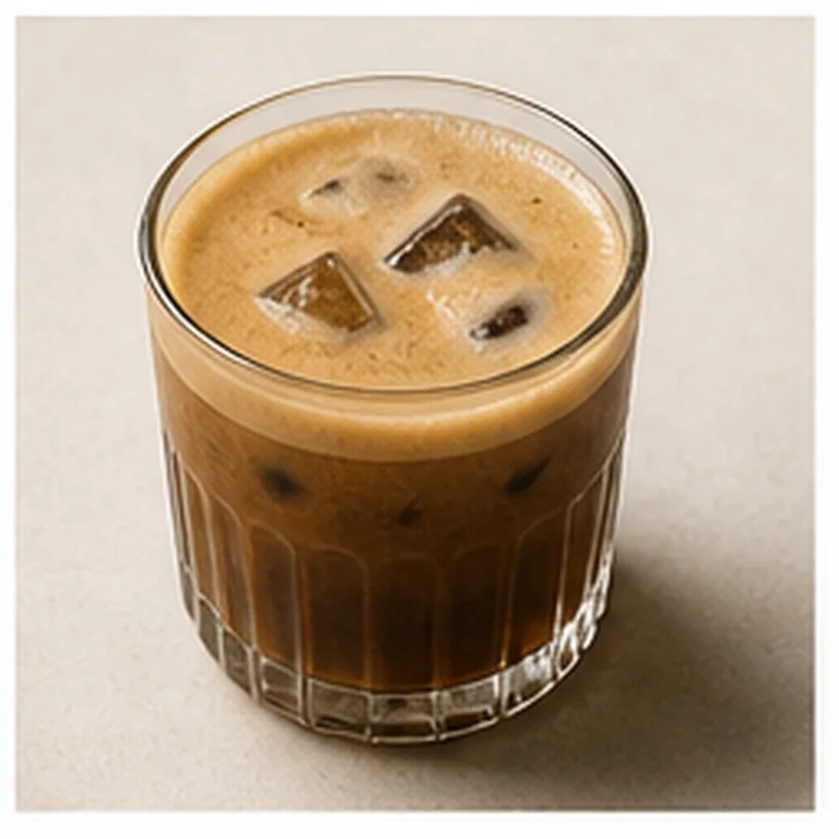 Iced Shakerato im Glas